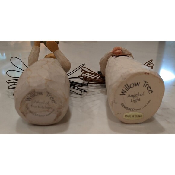 Willow Tree DEMDACO Lot of 2 Figures "Angel of Light" & "Angel of the Kitchen" - Picture 6 of 7